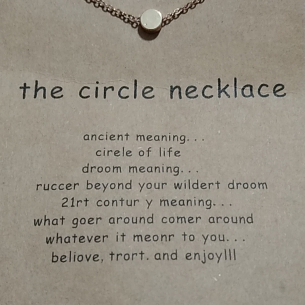 New☀️Circle of Life Gold Dipped Gift Necklace